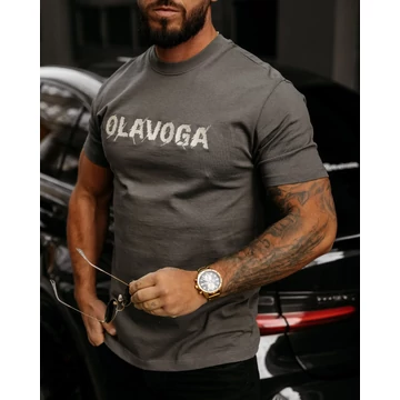 Olavoga REAL póló grafitszürke