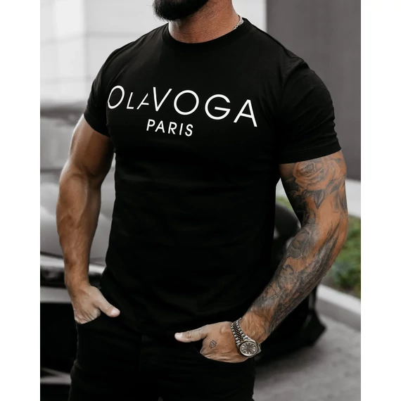 Olavoga KOBRA fekete póló