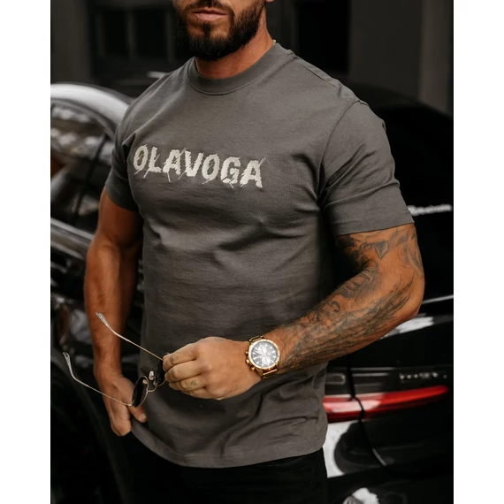 Olavoga REAL póló grafitszürke