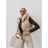 Kép 3/3 - Olavoga LANIKA kabát/mellény világos bézs